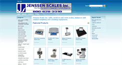 Desktop Screenshot of jenssenscales.com